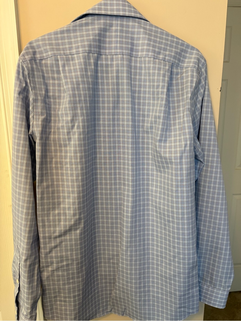 Jos. A. Bank Light Blue Windowpane Dress Shirt - Picture 6 of 6